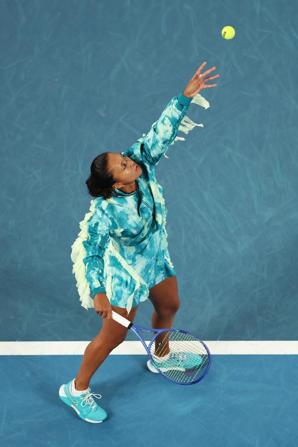 Naomi Osaka brings couture to the Australian Open