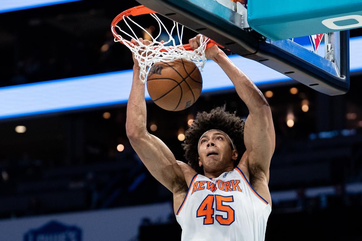 Knicks' Jericho Sims to participate in Slam Dunk contest: source