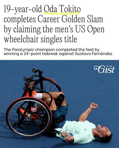 Japanese tennis phenom Oda Tokito made wheelchair tennis history