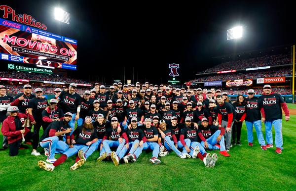 The Philadelphia Phillies upset the Atlanta Braves en route to their second straight NLCS