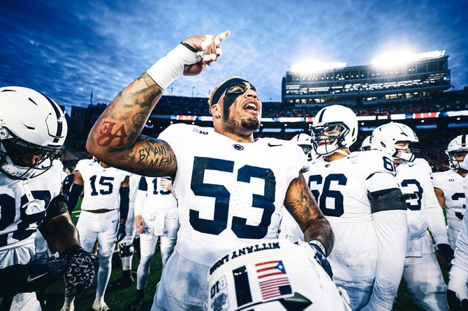 Offensive lineman Nick Dawkins and No. 3 Penn State are ready for a massive showdown with No. 4 Ohio State on Saturday.