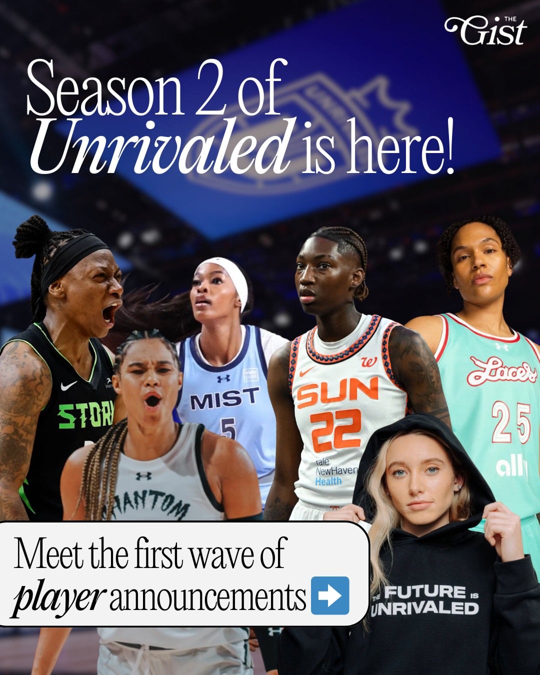 Counting down the days until Season 2 of Unrivaled