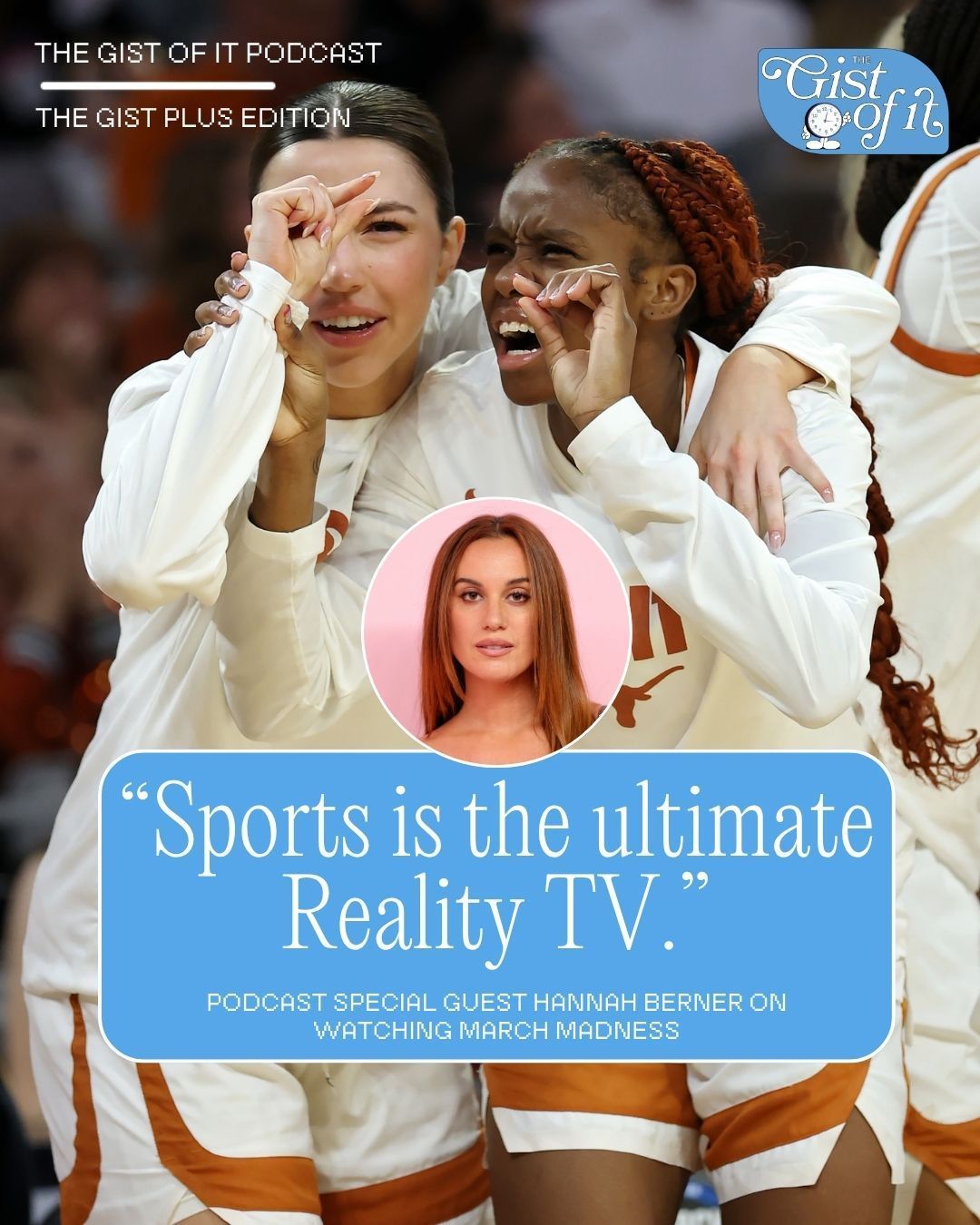 The GIST Plus members were treated to a chat with comedian and podcast host Hannah Berner.