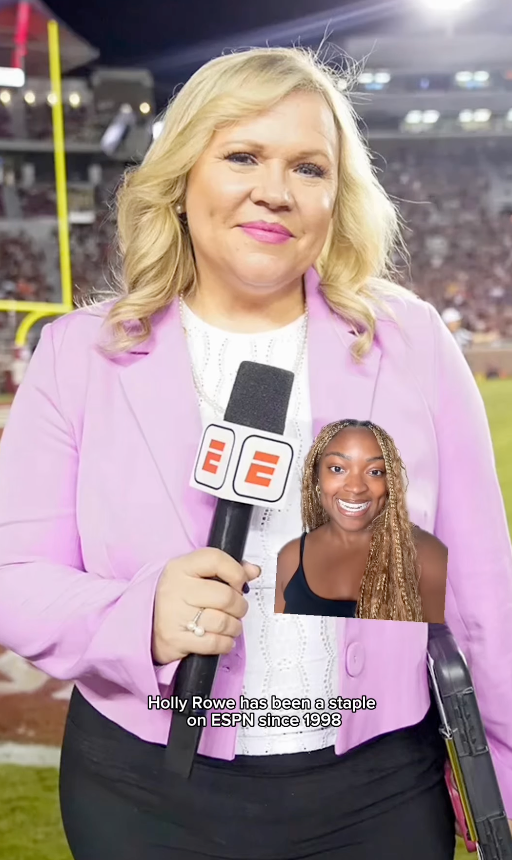 Holly Rowe has spent the last 30 years covering nearly every sport on ESPN and we figured since she's trending we'll tell you a bit more about the woman holding the mic.