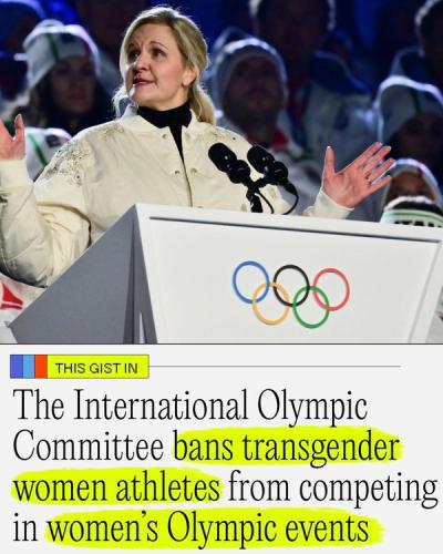 Protect trans athletes. 💔