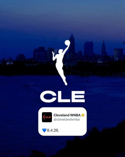 WNBA expansion franchise Cleveland teased an announcement coming soon.