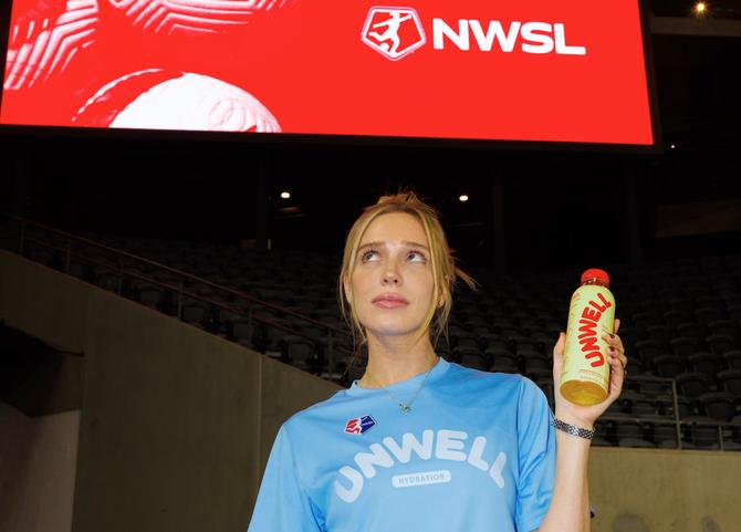 NWSL’s deal with Unwell Hydration, the drinks brand founded by podcaster Alex Cooper, will see the brand host in-stadium events across the 2025 season.