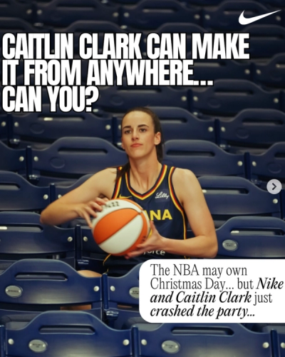 When Caitlin Clark is involved, the shot is always worth taking.