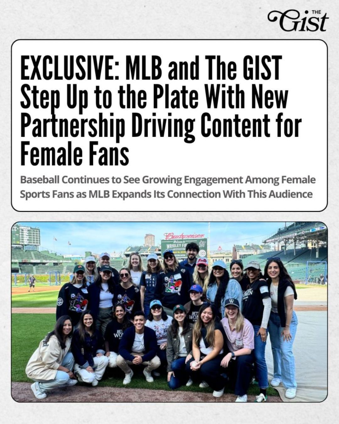 MINISTRY OF SPORT | The Gist Announces Content Partnership with Major League Baseball (MLB)