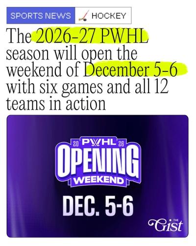 If you need us December 5th or 6th...don't. 🤩🏒