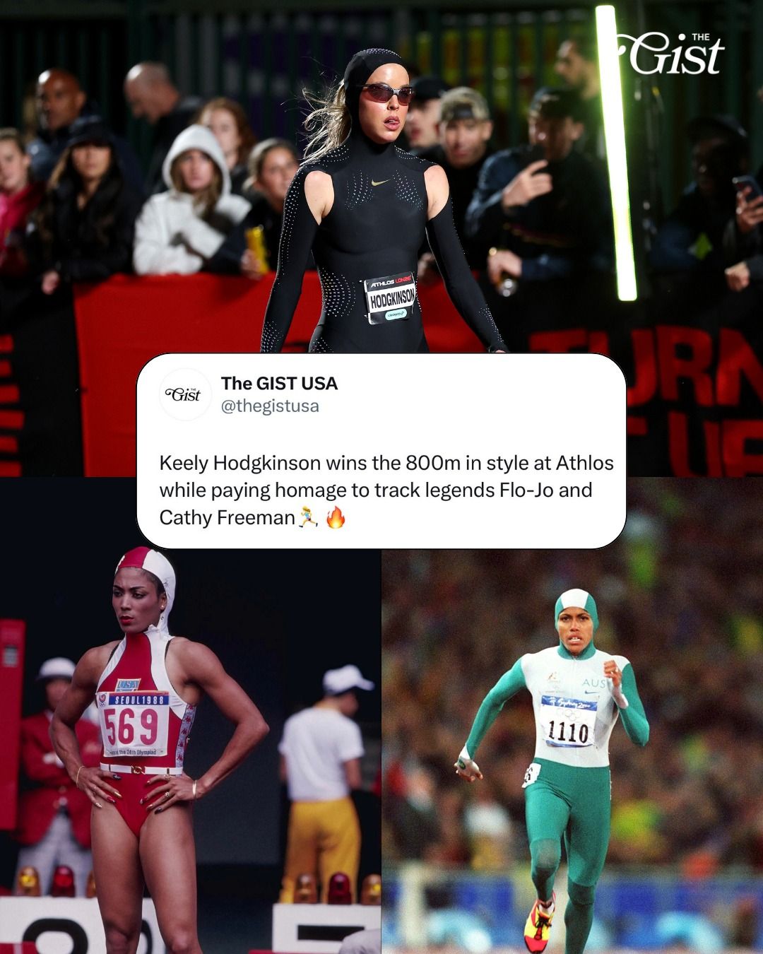 Keely Hodgkinson pulled up in style. 🏃‍♀️🔥⁣