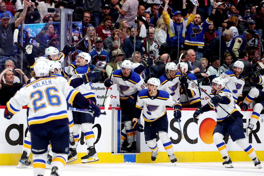 NHL conference semifinals: Blues come back in Game 5