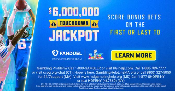 A FanDuel infographic is pictured.