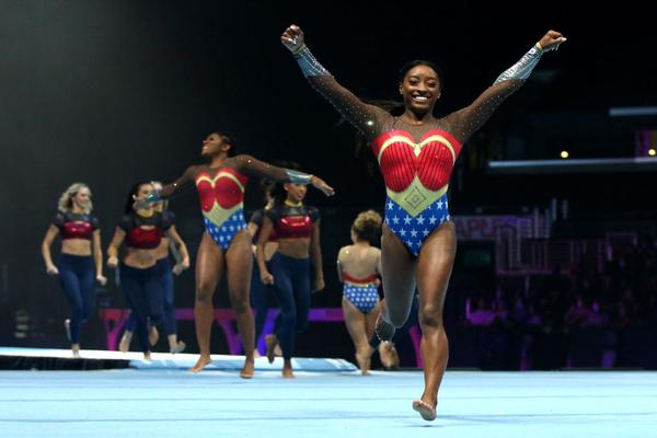Simone Biles returns to the mat at the U.S. Classic.