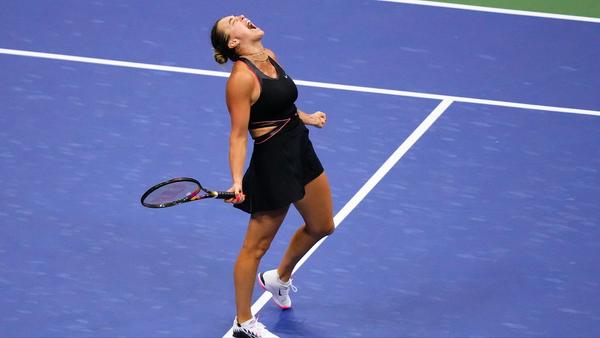 World No. 1 Aryna Sabalenka and No. 9 Amanda Anisimova competing in US Open final