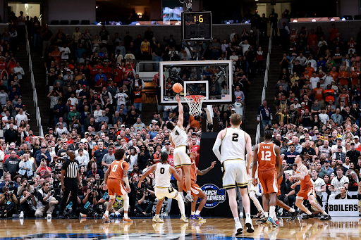 Purdue’s Trey Kaufman-Renn tips in the game winning shot against the Texas Longhorns.