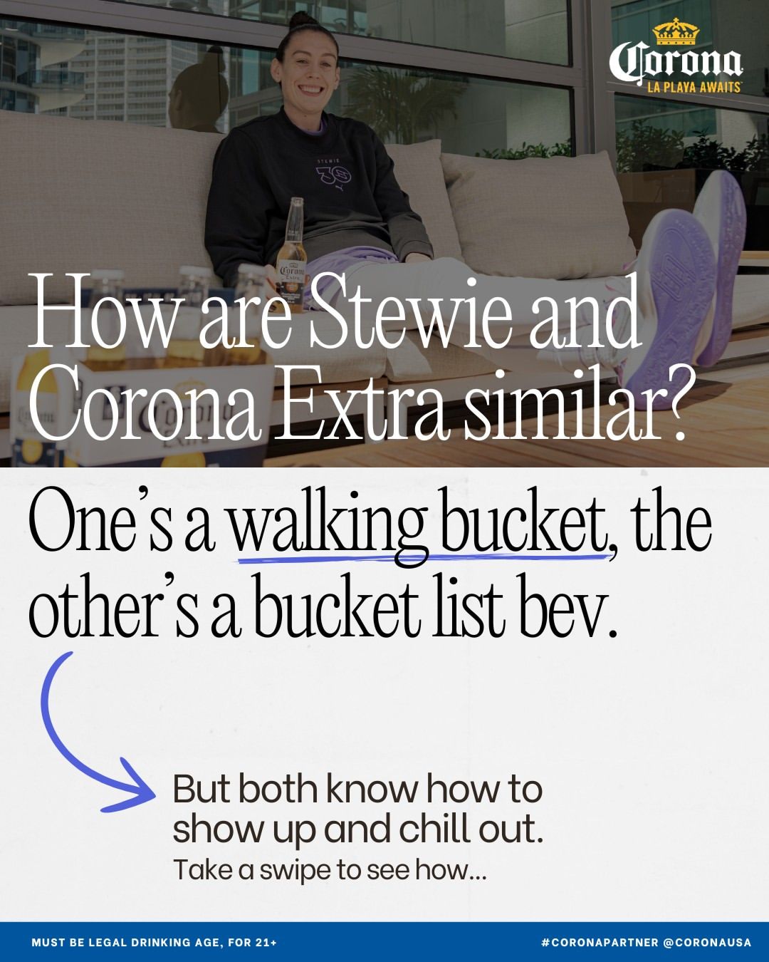 NY Liberty star Breanna Stewart and Corona Extra are more alike than you might think