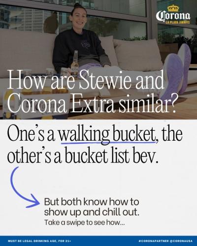 NY Liberty star Breanna Stewart and Corona Extra are more alike than you might think