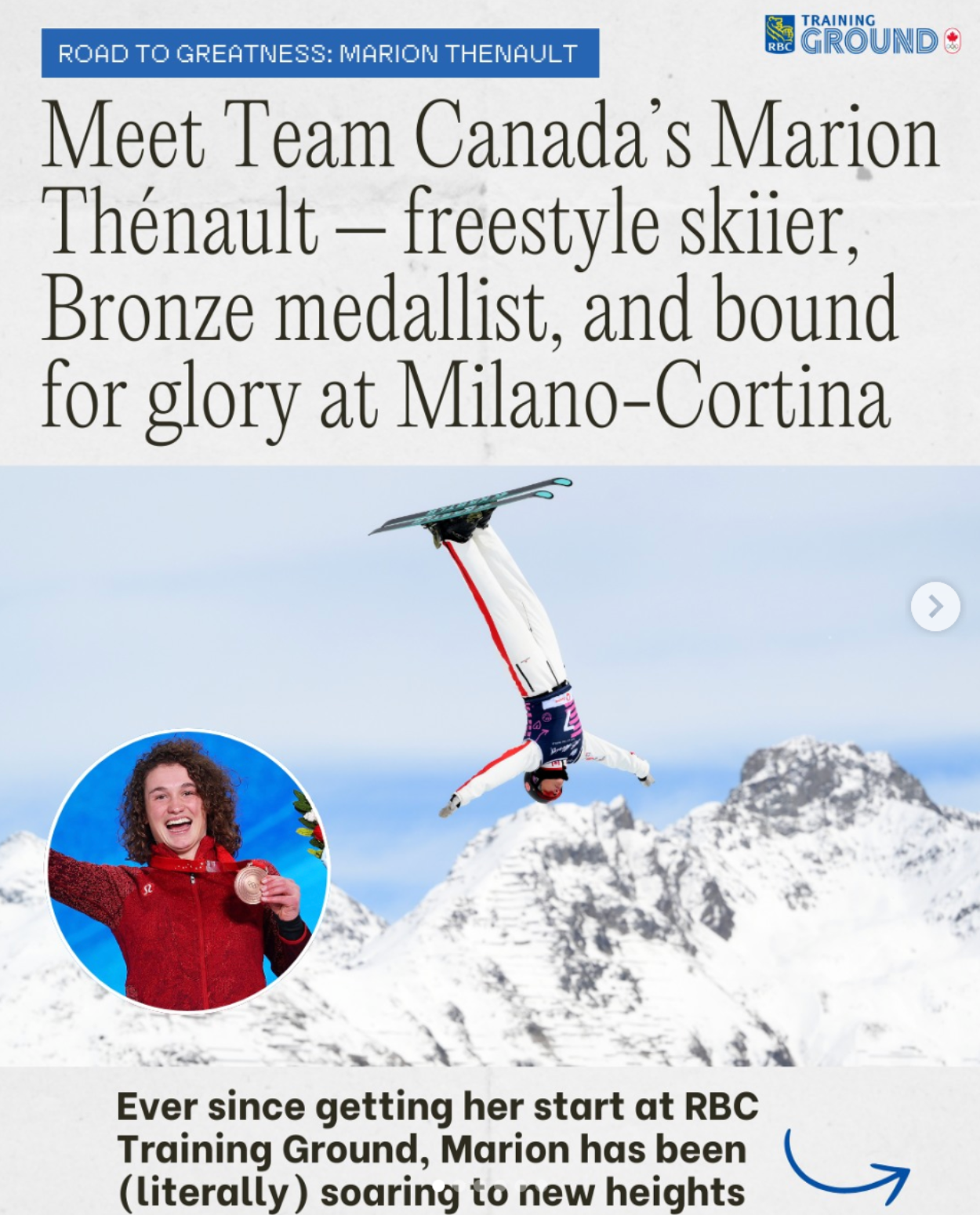RBC Training Ground took Marion to a whole new altitude – and you can be next.