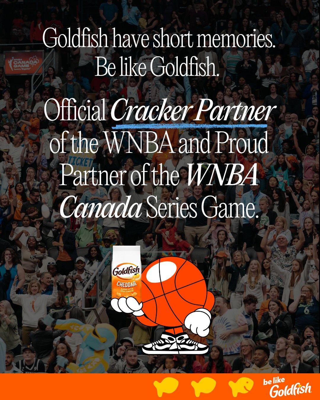 When in doubt, be like Goldfish.