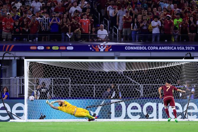 Spain's Mikel Merino scores a goal.