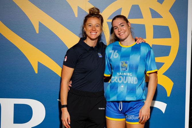 RBC Training Ground participants smiling at the camera