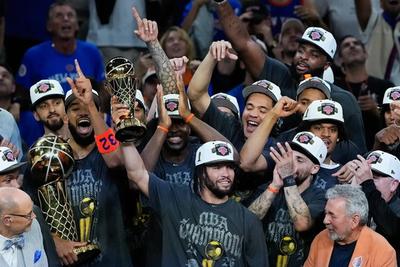 The NY Knicks are NBA champs for the first time in 53 years
