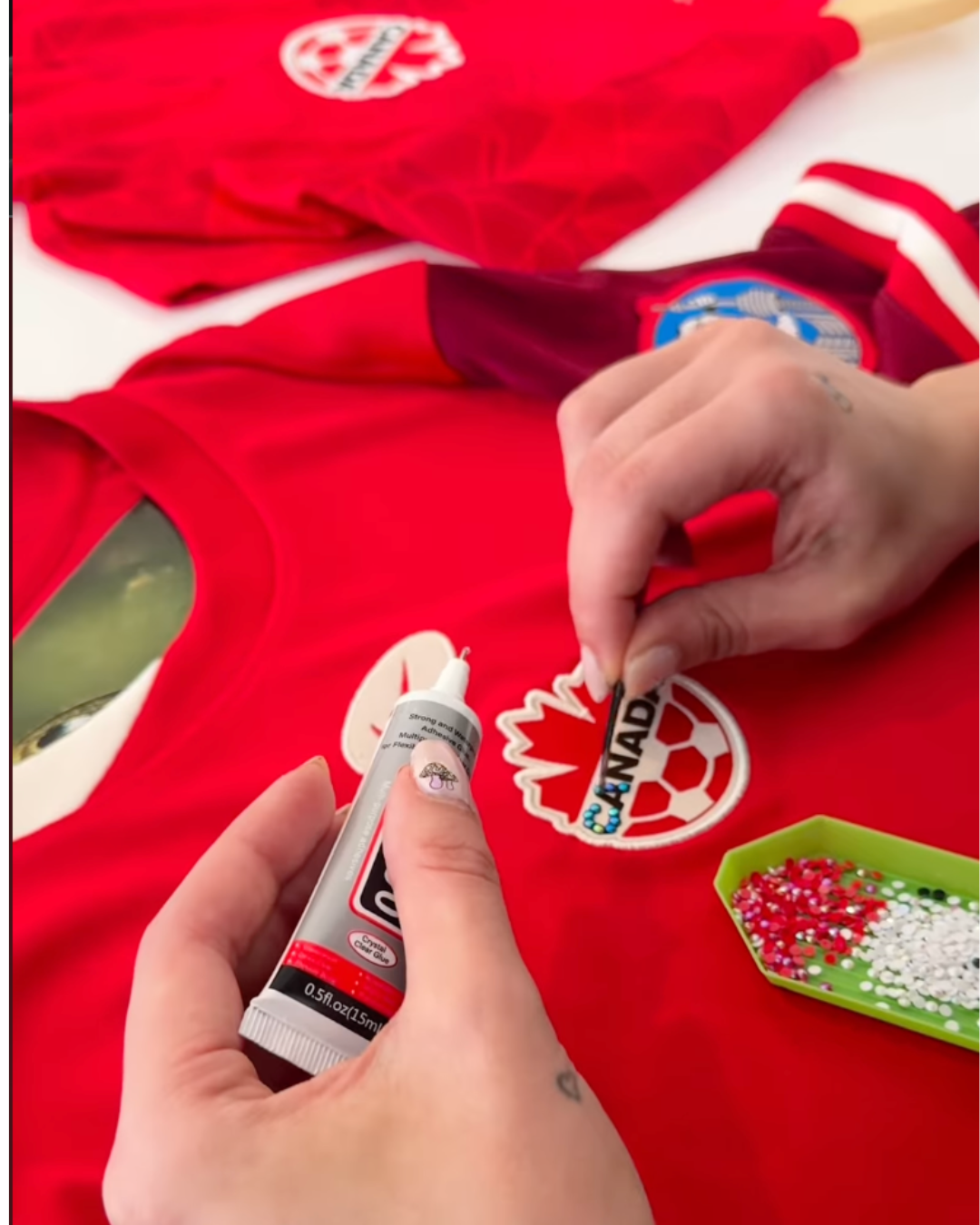 We worked with our pals at BMO to host our first-ever jersey upcycling workshop. So crafty, so creative.