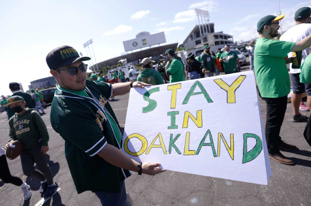 The Oakland A's are officially relocating to Las Vegas