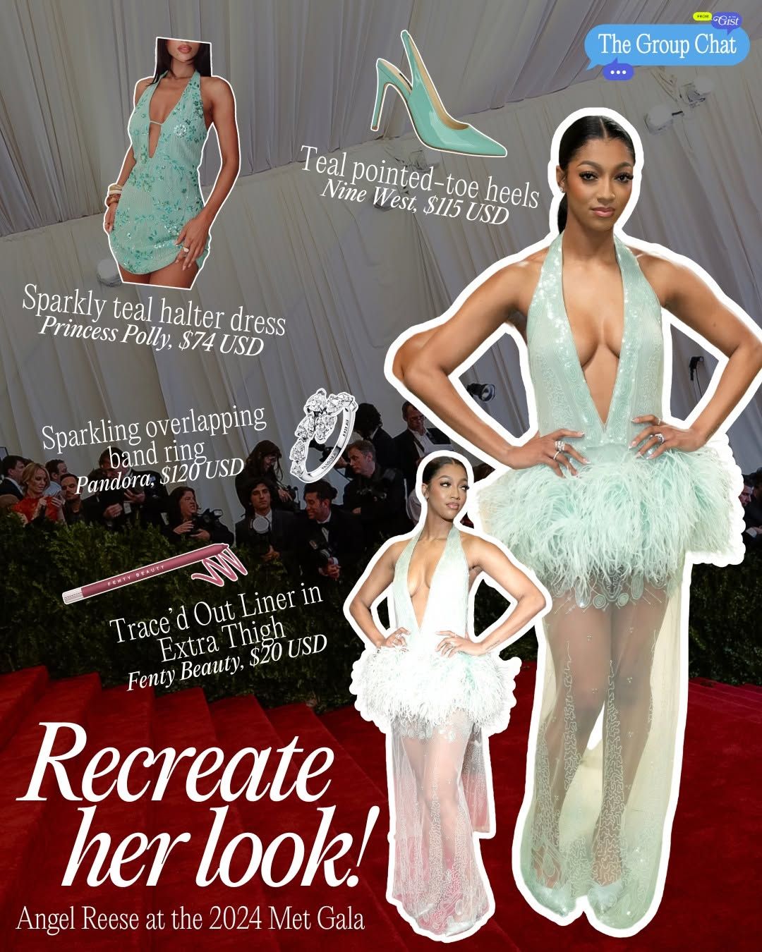 Recreate Angel Reese’s iconic 2024 Met Gala look