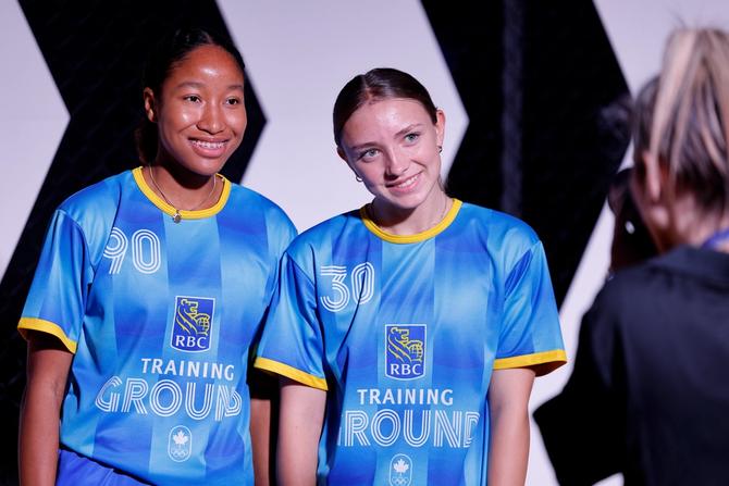 A group of RBC Training Ground participants taking a selfie together