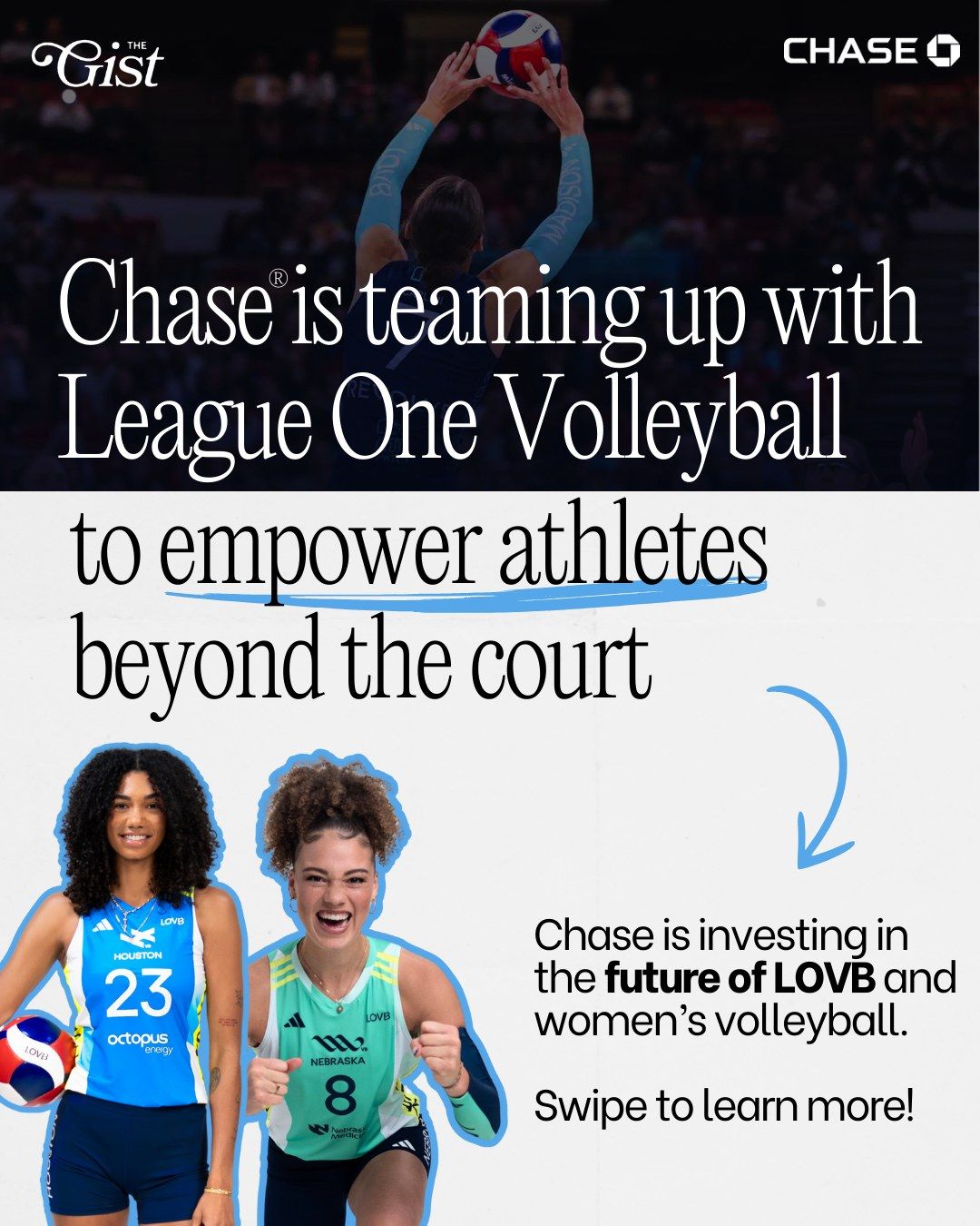Chase is serving up aces with LOVB