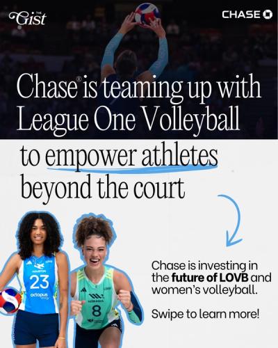 Chase is serving up aces with LOVB