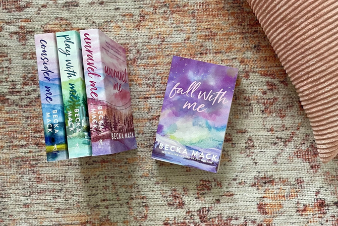 An image of books by Becka Mack