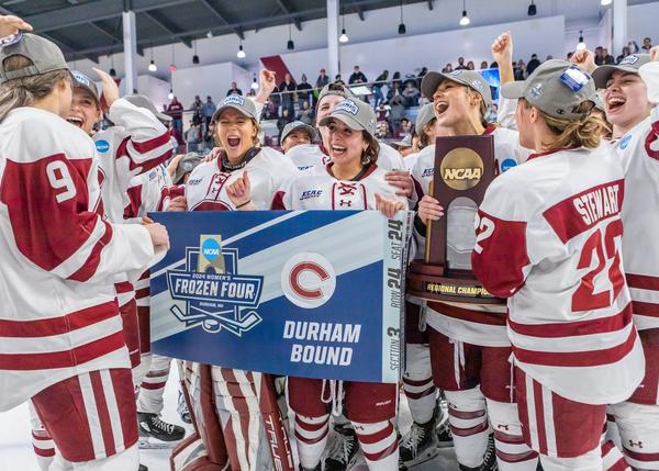The NCAA Division I women’s ice hockey season culminates with this weekend’s Frozen Four national championship