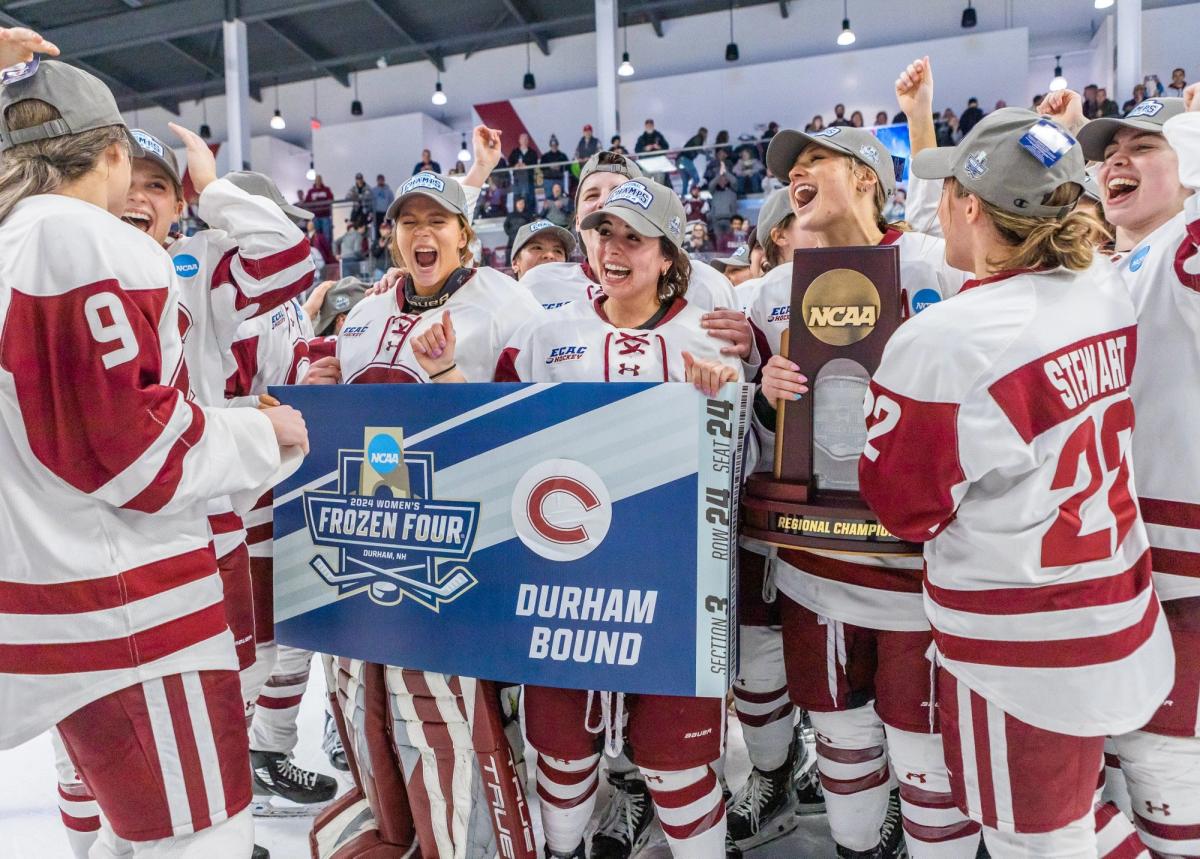 The NCAA Division I women’s ice hockey season culminates with this weekend’s Frozen Four national championship