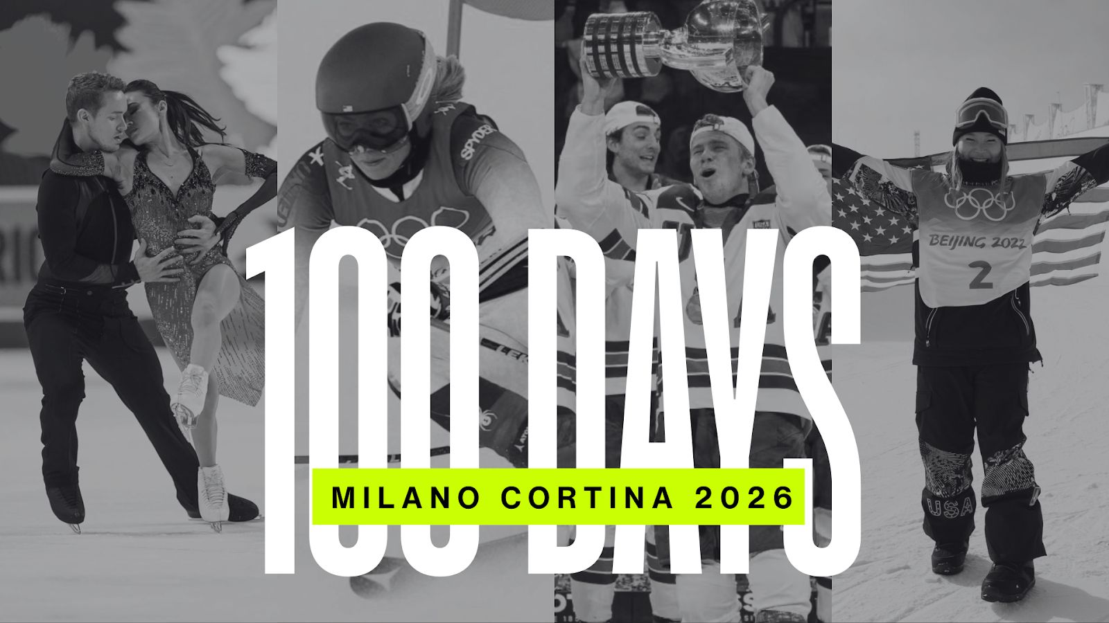 100 days: The countdown to the 2026 Milano Cortina Olympics is on