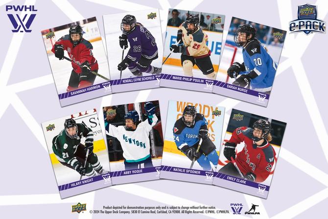 Trading cards of PWHL players