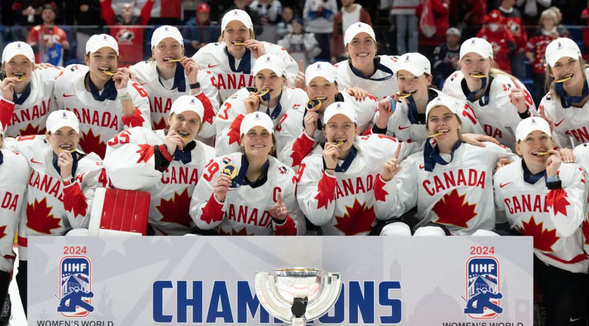 Team Canada defeats Team USA 6–5 in overtime at the IIHF Women's World Hockey Championships