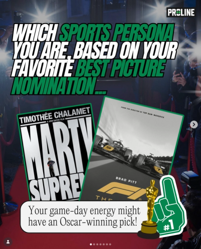 Your sports fan persona but make it ✨Best Picture✨.