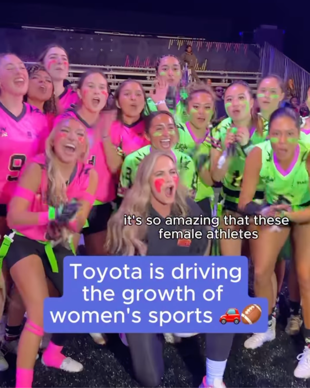 Toyota isn’t just sponsoring the NFL’s biggest moments, but supporting the girls who are proving that football is for everyone.