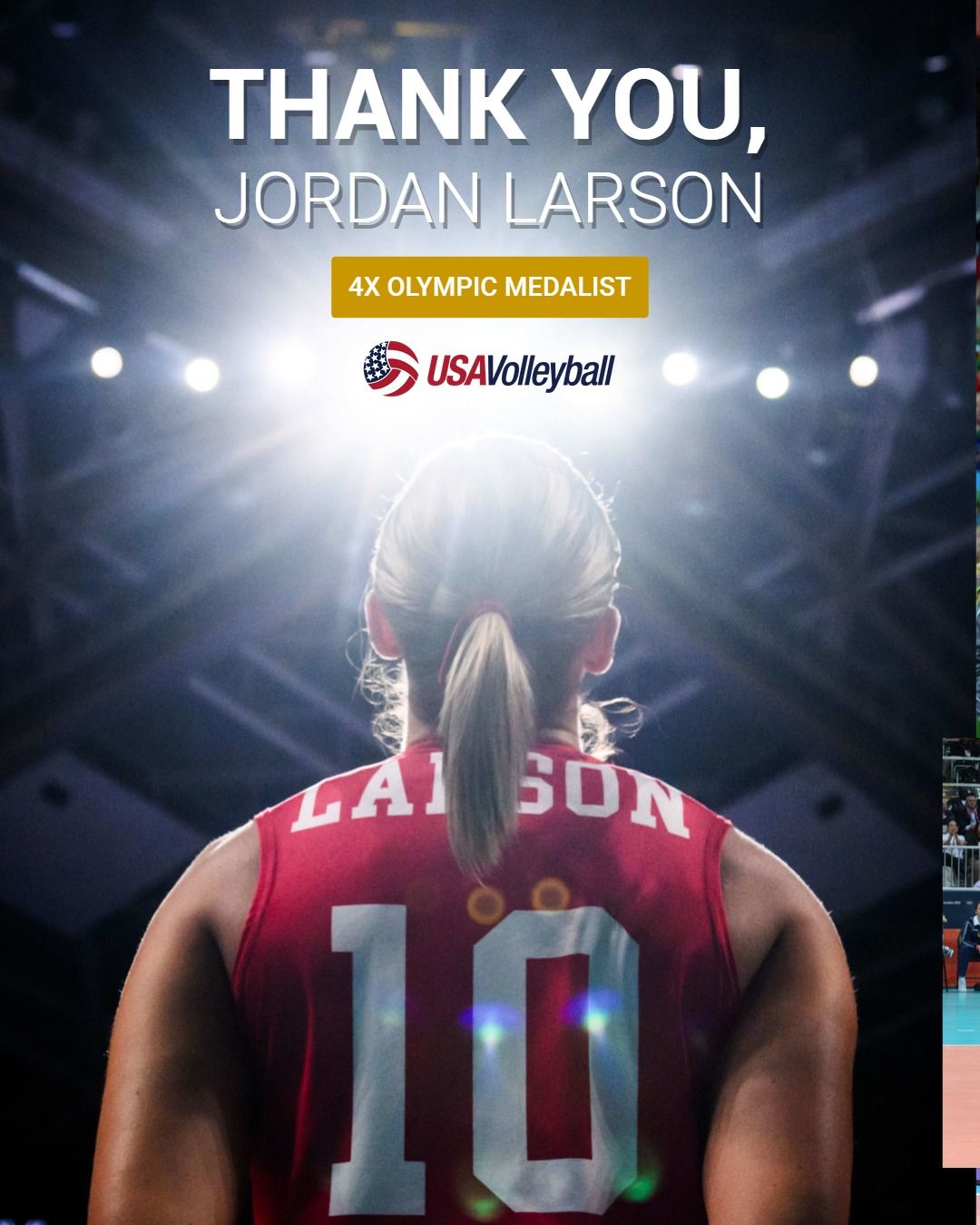 Jordan Larson truly changed the game