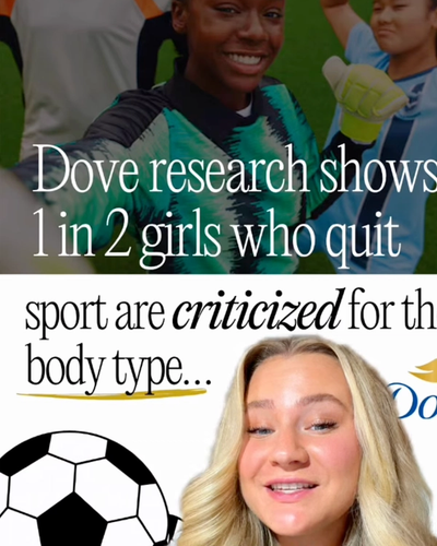 Did you know 1 in 2 girls who quit sport face criticism about their body type? 😔