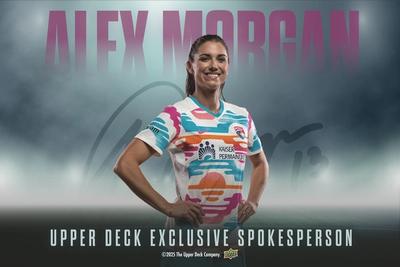 Soccer star Alex Morgan joins the Upper Deck family