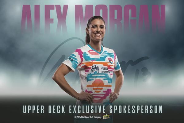 Soccer star Alex Morgan joins the Upper Deck family