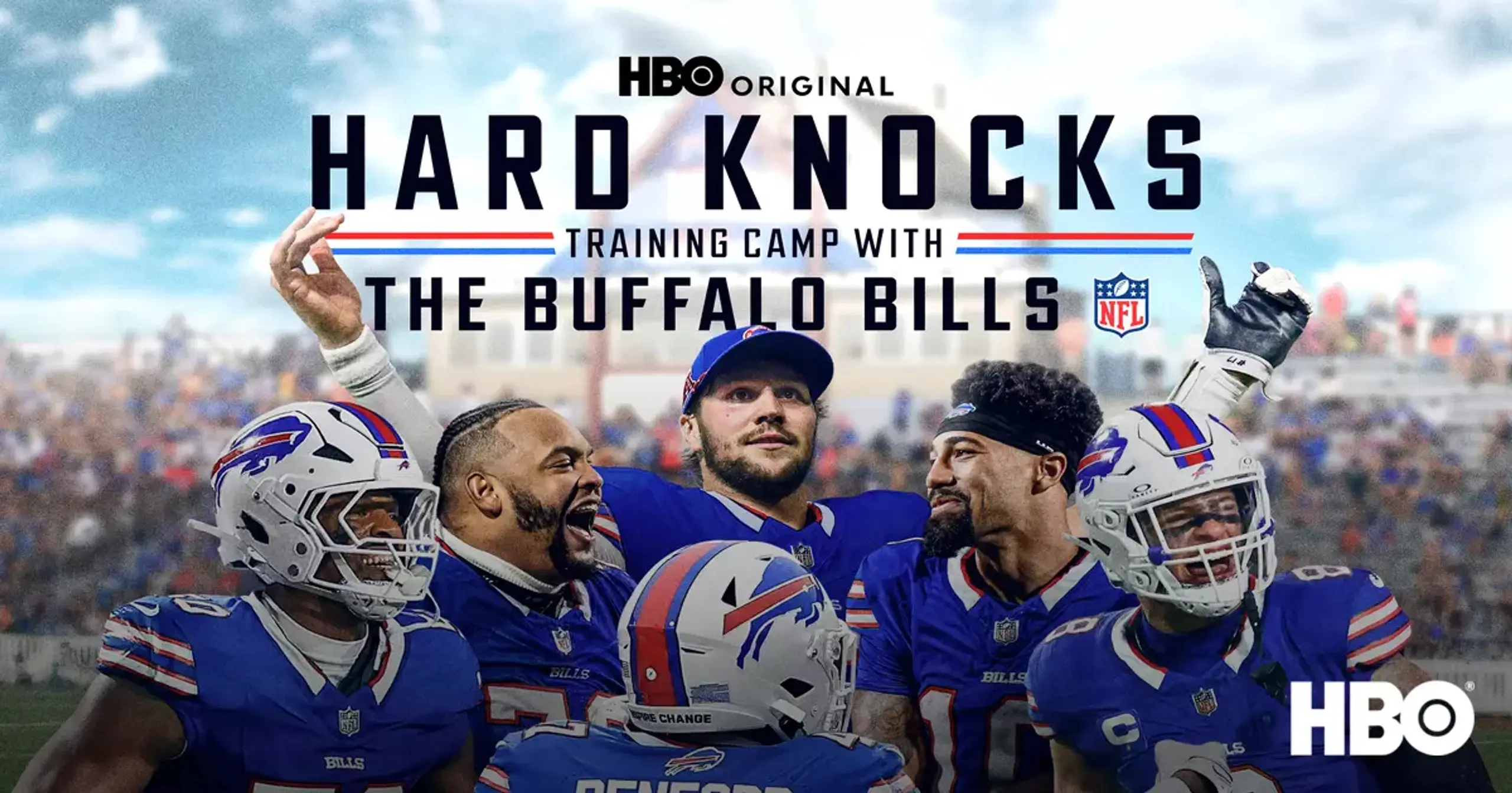 A poster for the Buffalo Bills’ season of “Hard Knocks.” 