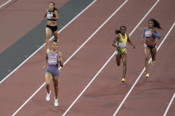 Sydney McLaughlin-Levrone breaks American 400m record at World Athletics Championships