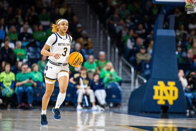 An exclusive interview with Notre Dame women’s basketball star Hannah Hidalgo ahead of her sophomore season.