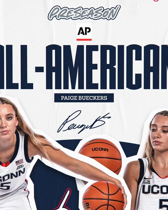 UConn senior Paige Bueckers headlines the Preseason All-American Team.