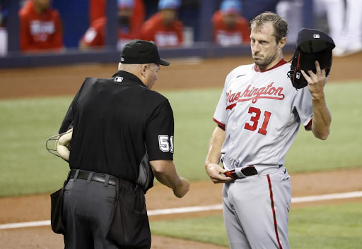 Washington D.C.: Nationals Pitcher Max Scherzer Helps Team Beat Miami Marlins